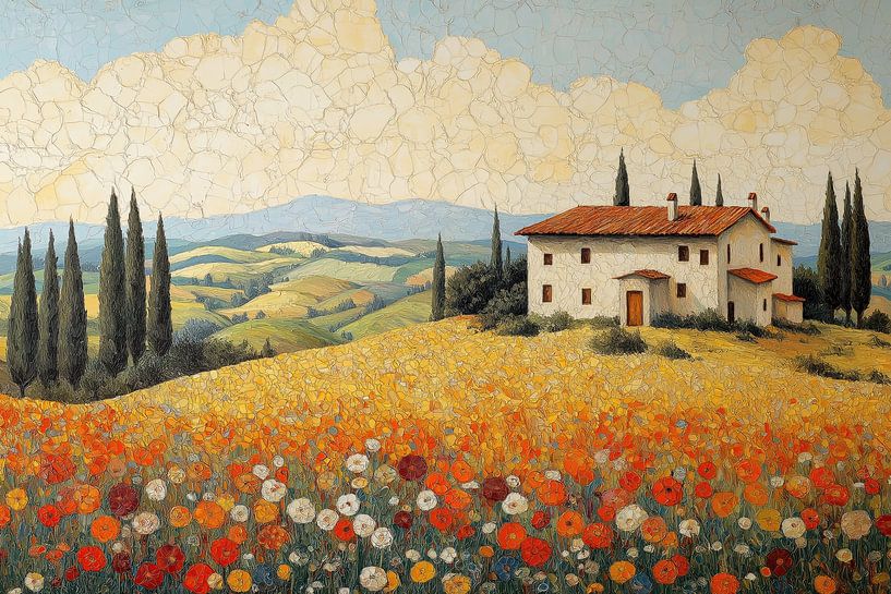 Tuscan landscape by Imagine