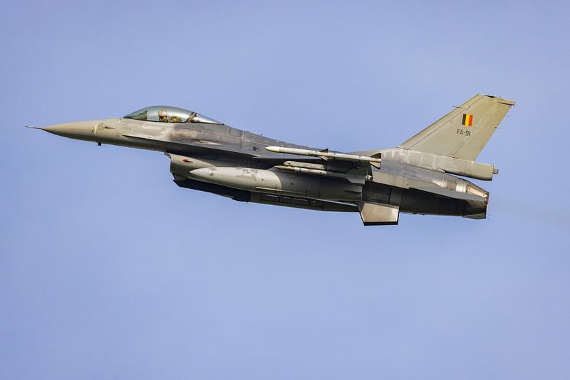 F-16 Fighting Falcon (General Dynamics F-16 Fighting Falcon), België. van Gert Hilbink