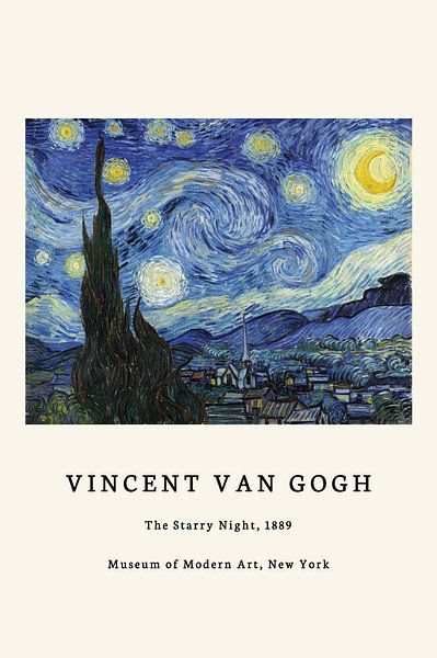 Nuit étoilée - Vincent van Gogh par Creative texts