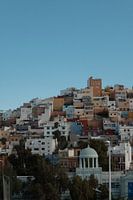 Gran Canaria gekleurde huisjes in de oude binnenstad van Las Palmas - drie