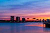 La Meuse après le coucher du soleil