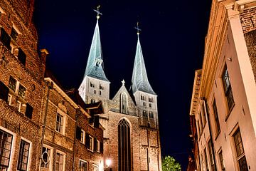Deventer Mountain Church bei Nacht von Peter Slagboom