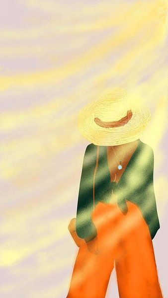 Dans les rayons dorés du soleil. par Ineke de Rijk