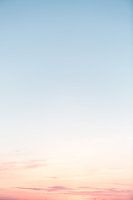 sunset in the netherlands with beautiful pastel shades