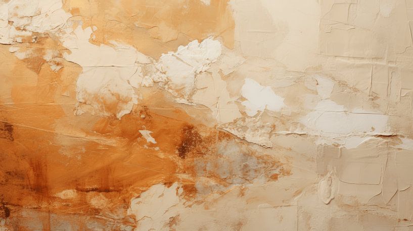 Abstrakte Malerei in Erdtönen von Studio Allee