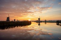 Sunrise Kinderdijk (horizontal)