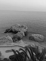 Playa el Salon Nerja Black-White