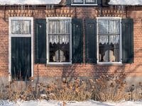 Giebel eines alten Hauses in Giethoorn