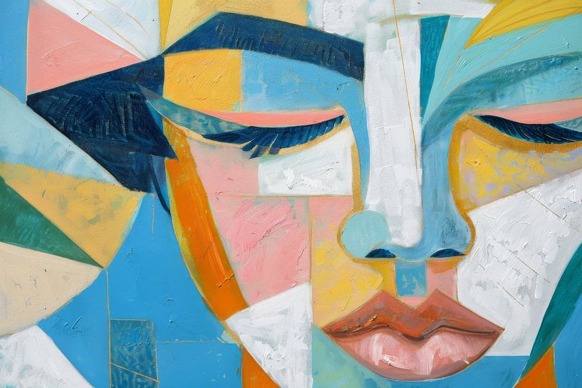 Femme Art cubiste par Poster Art Shop