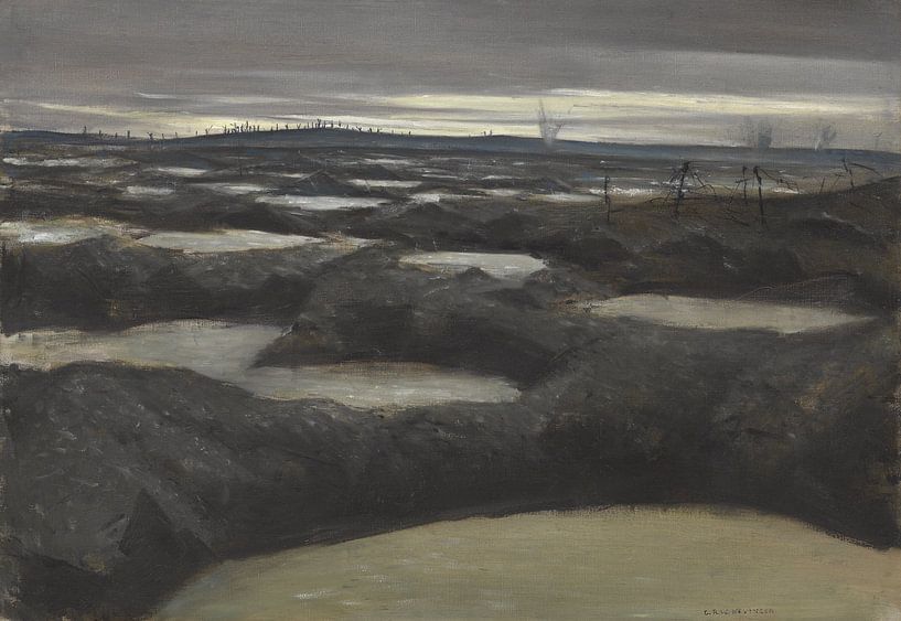Christopher Nevinson, After a push, 1918 by Atelier Liesjes