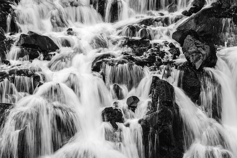 The many waterfalls of Hraunfossar by Martijn Smeets