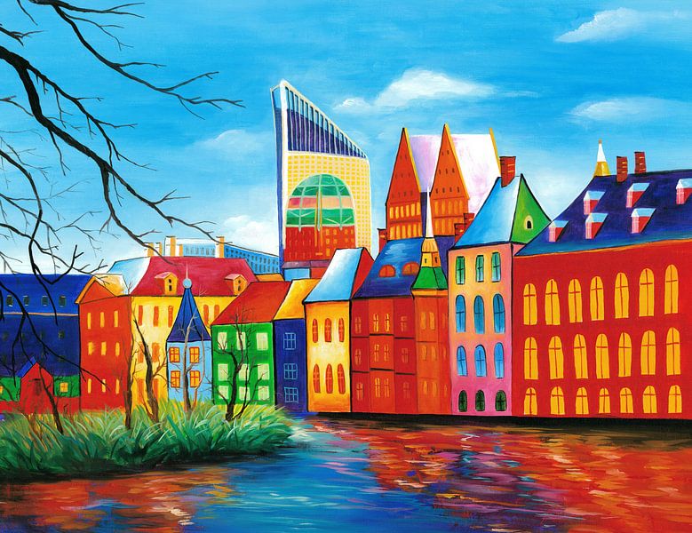 Le tableau de La Haye - Inner Court par Caprices d'Art