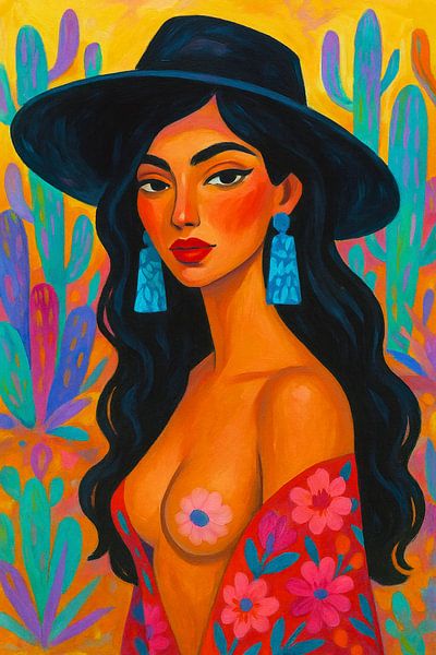 Fiesta de la Chica Isabella en el Desierto by Moonheart Artworks