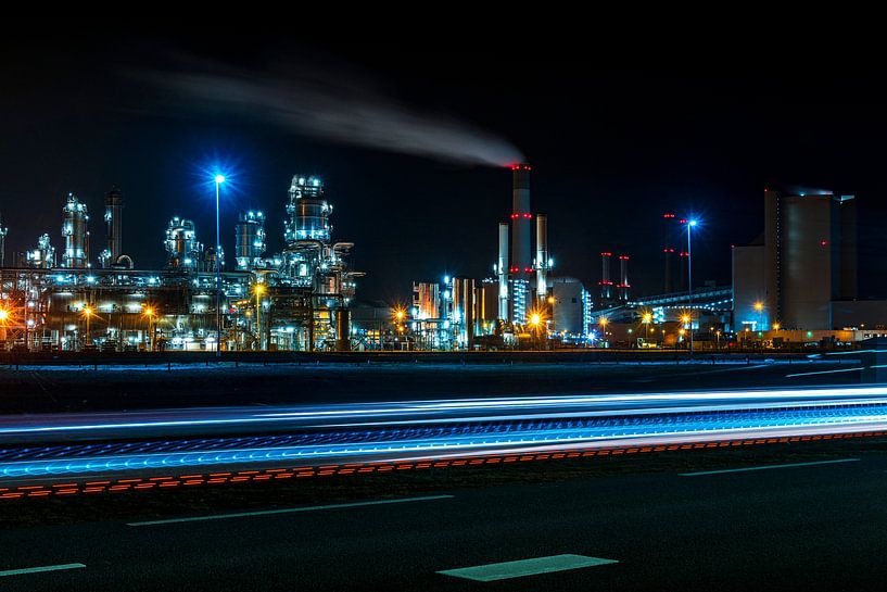 petrochemischen Industrie auf der Maasvlakte Rotterdam. von Lex van Lieshout
