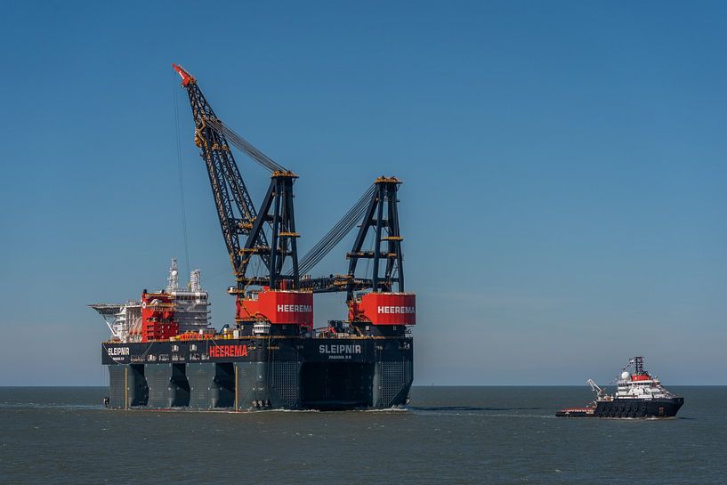 Dutch Glory! Arrival of the Sleipnir in the port of Rotterdam on 20 March 2020. by Jaap van den Berg