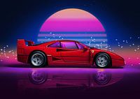 80er Jahre F40 Ferrari