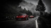 Ferrari on the Stelvio