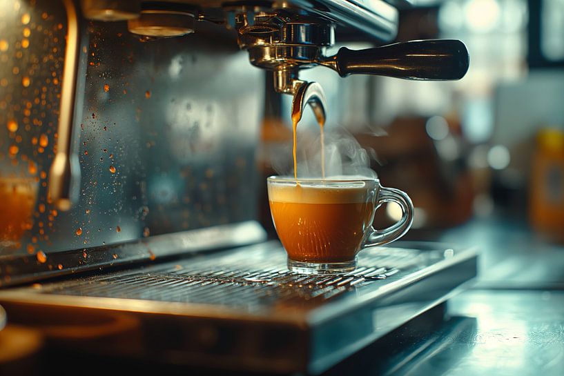 boire une tasse de café ou de cappuccino par Egon Zitter
