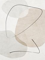 Organic abstract art - earthy tones