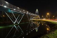 Fietsbrug de Slinger in Drachten
