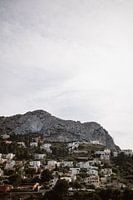 Calp Costa Blanca, uitzicht berg met huisjes