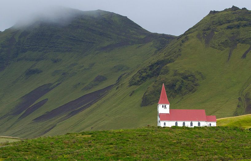 Church near Vik in Iceland by Menno Schaefer