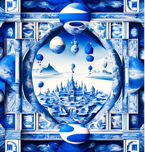 Delfter Blau trifft auf Dali von Truckpowerr