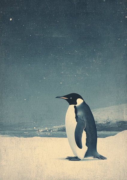 Schneeparadies Pinguin von Niklas Maximilian