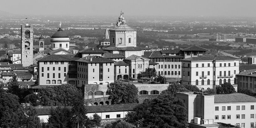 Città Alta Cityscape, Bergame, Italie, Mono par Imladris Images
