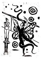Schmetterling Ballett Tänzer Lino