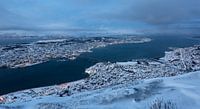 Tromsø depuis Fjellheisen, Finnmark en Norvège