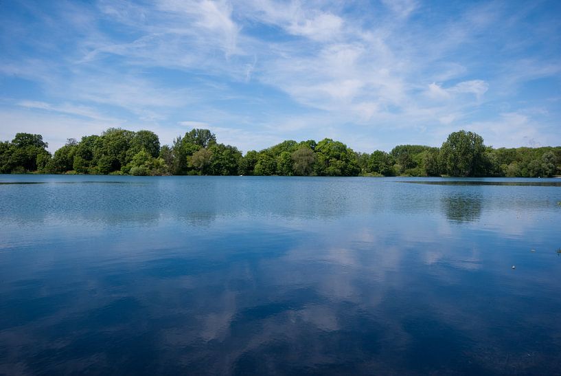 Lake and a blue sky by Malte Pott