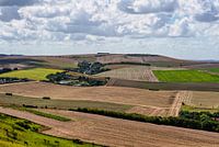 Fields and hills near Escalles