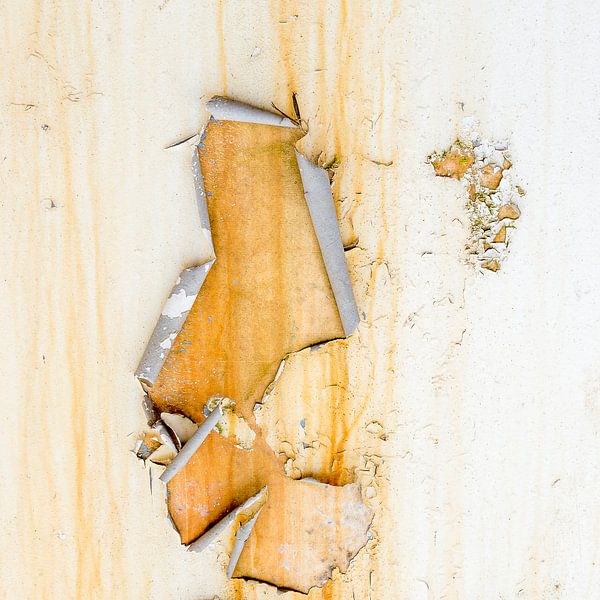 Blanc rouillé et jaune - étude 4 par Texel eXperience