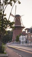 Windmühle Rijn en Zon bei Sonnenuntergang - Vogelenbuurt - Utrecht
