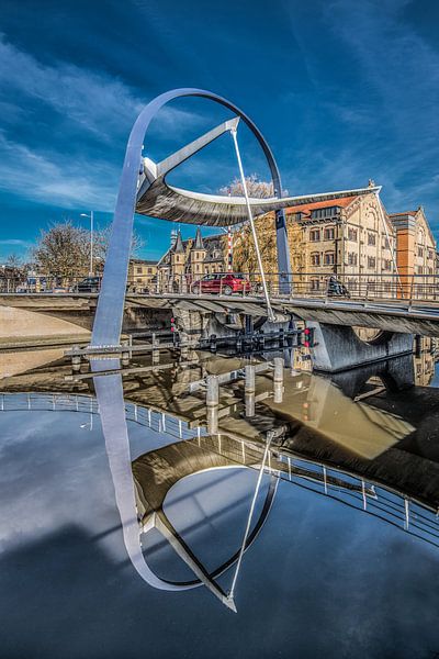 De Blokhuispoort brug in Leeuwarden par Harrie Muis