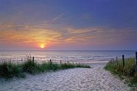 Strand bei Sonnenuntergang
