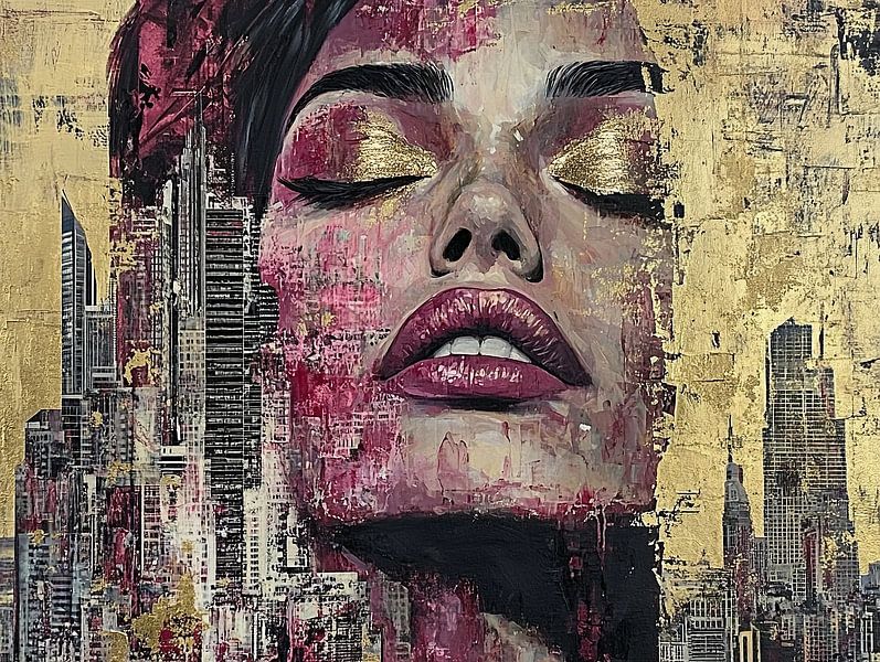 Woman City | Urban Dreams by Eye catching paintings