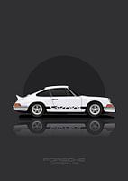 Art Car PORSCHE CARRERA RS white