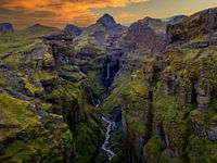 Múlagljúfur-Schlucht in Island