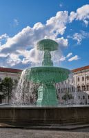Brunnen bei der Ludwig Maximilian Universität in München