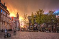 Roode Steen in avondlicht