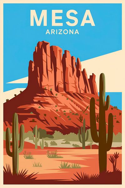 Mesa, Arizona von Poster Art Shop