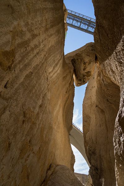 Rocks and bridges in the Canyon of Mascarat 2 by Adriana Mueller
