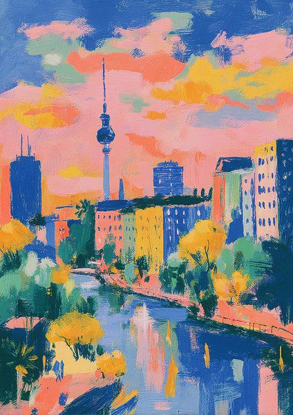 Berlin Gouache Matisse Chagall von Niklas Maximilian