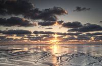 Coucher de soleil au bord de la mer