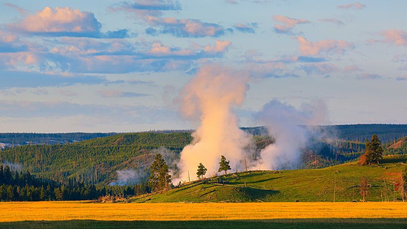 Geysers dans le parc national de Yellowstone par Henk Meijer Photography