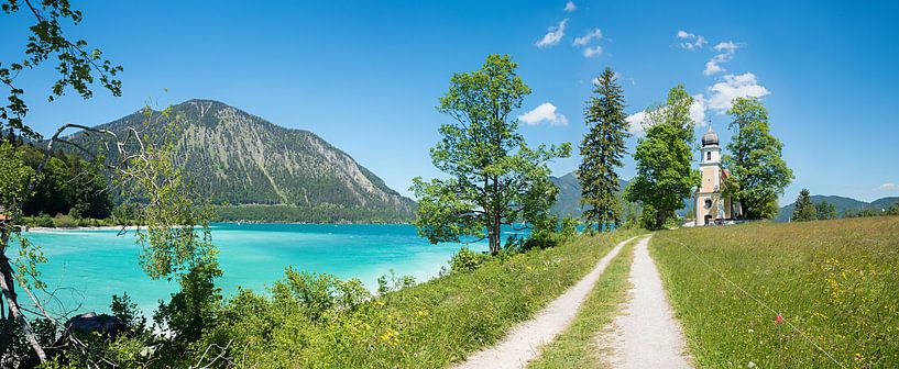 Weg zur Kapelle St. Margareth, am Walchensee von SusaZoom