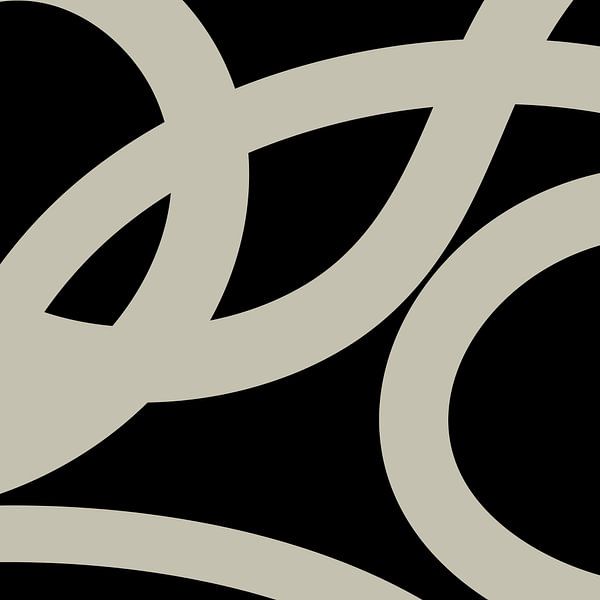 Abstrakte Bio-Linien Nr. 2 von Dina Dankers