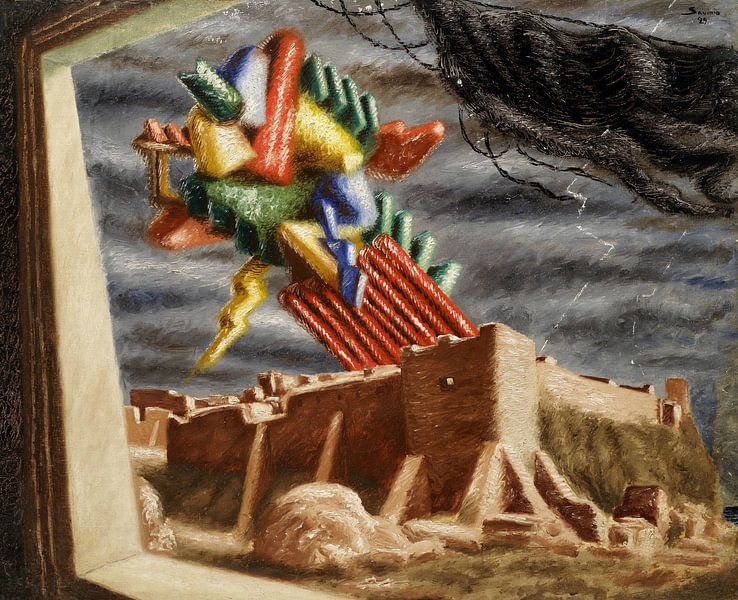 Gomorra, Alberto Savinio, 1929 van Atelier Liesjes